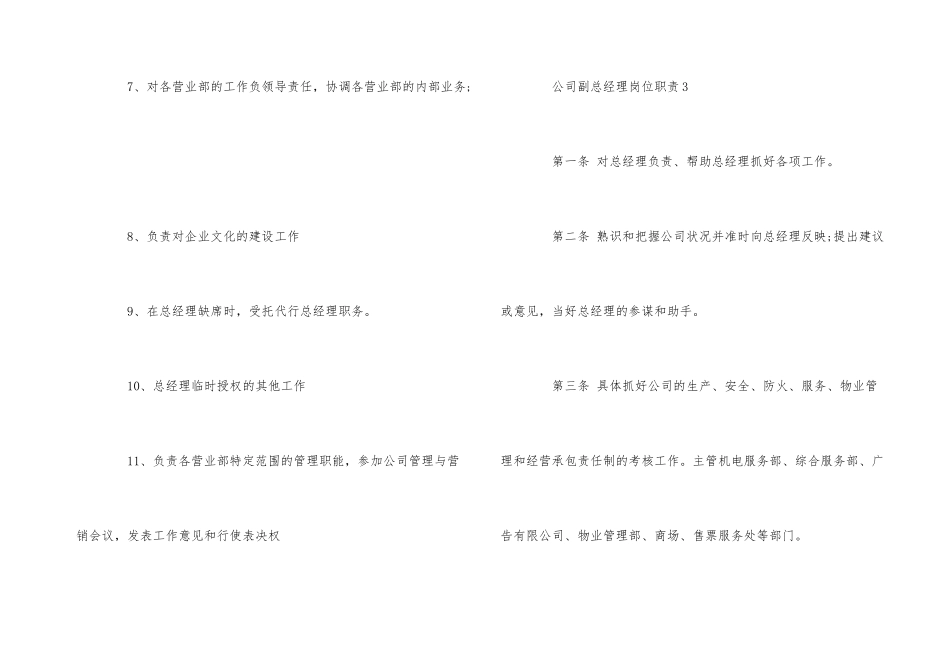 公司副总经理岗位职责_第3页