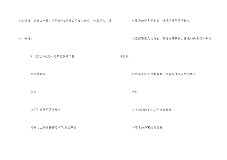 公司办公室主任岗位职责_第3页