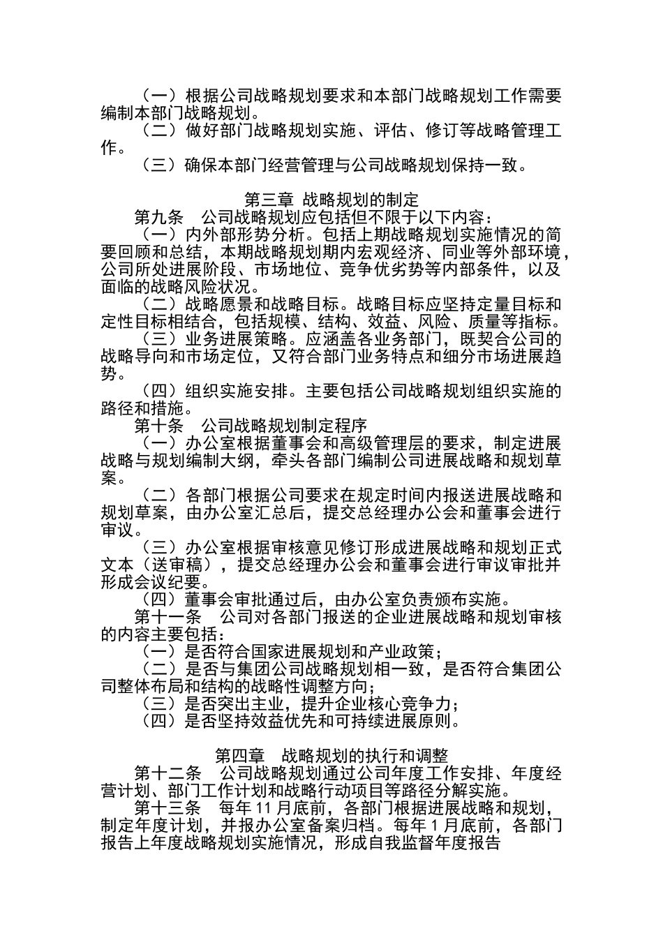 公司发展战略规划管理办法_第2页