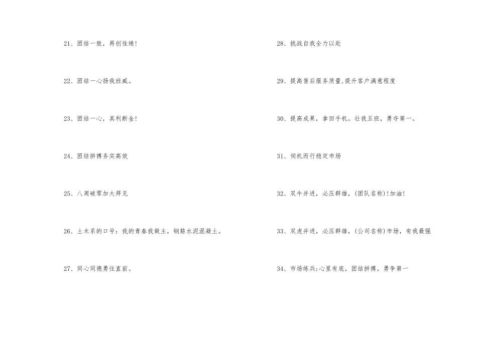公司口号霸气押韵80句_第3页