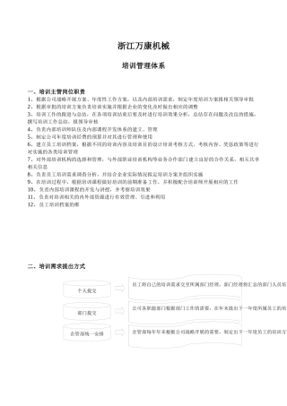 公司培训招聘体系