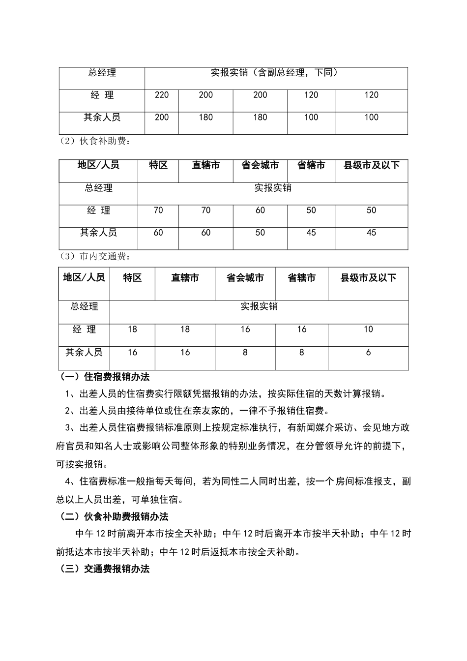 公司差旅费报销管理制度及流程_第2页
