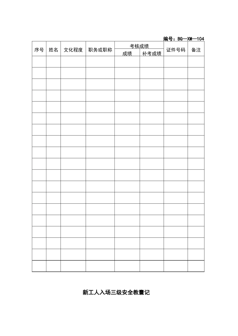 公司所有安全管理表格_第3页