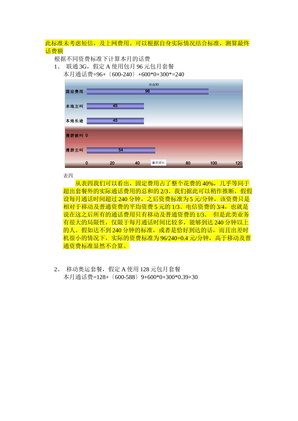 公司手机资费分析_第3页