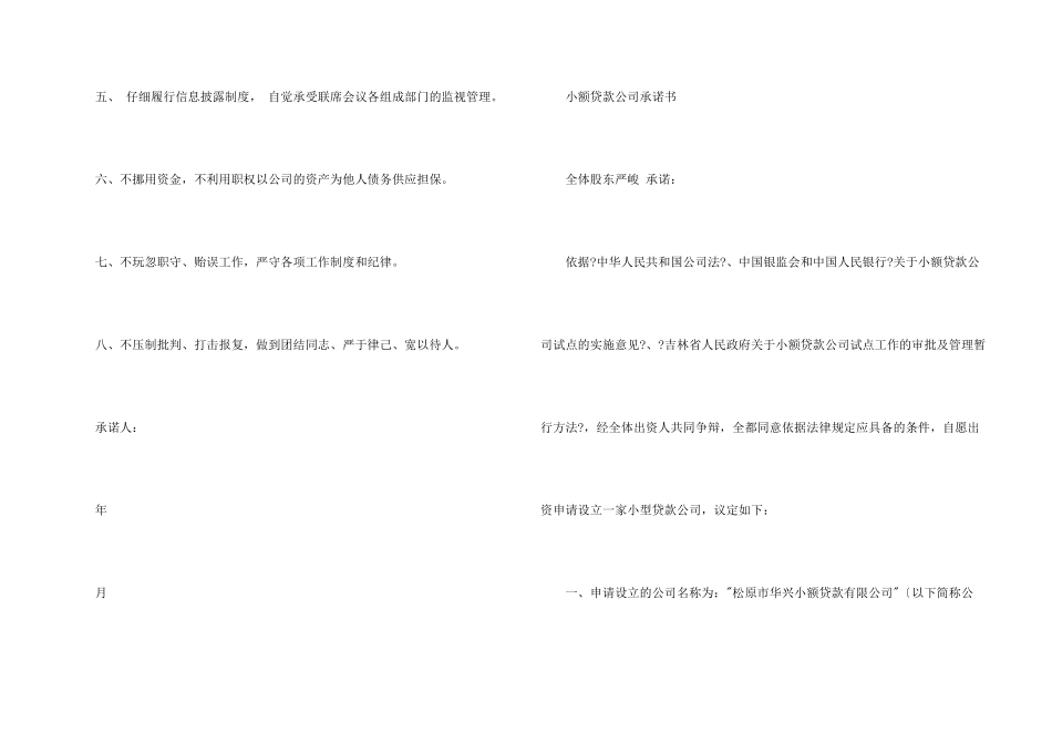 公司承诺书锦集七篇_第2页