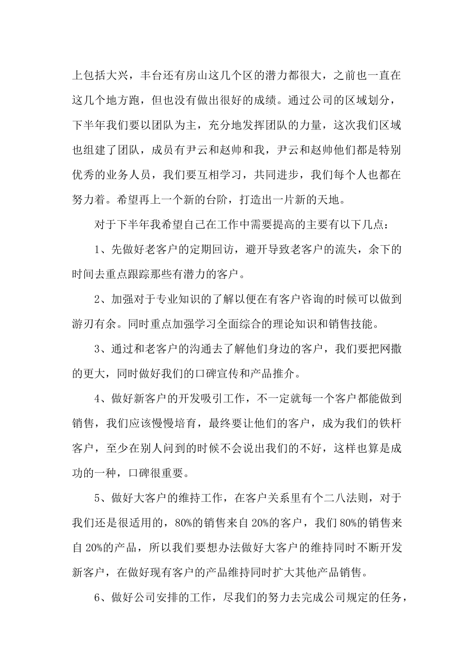 公司称职销售专员工作总结五篇_第2页