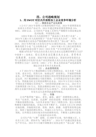 公司经营战略规划