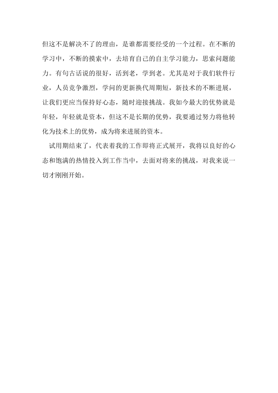 公司职员三个月试用期工作总结_第2页