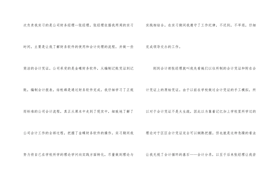 公司财务部会计电算化实习总结_第2页