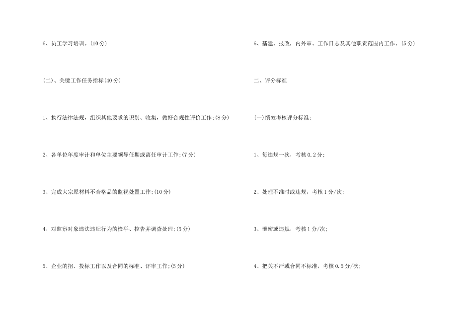 公司部门目标责任书_第2页