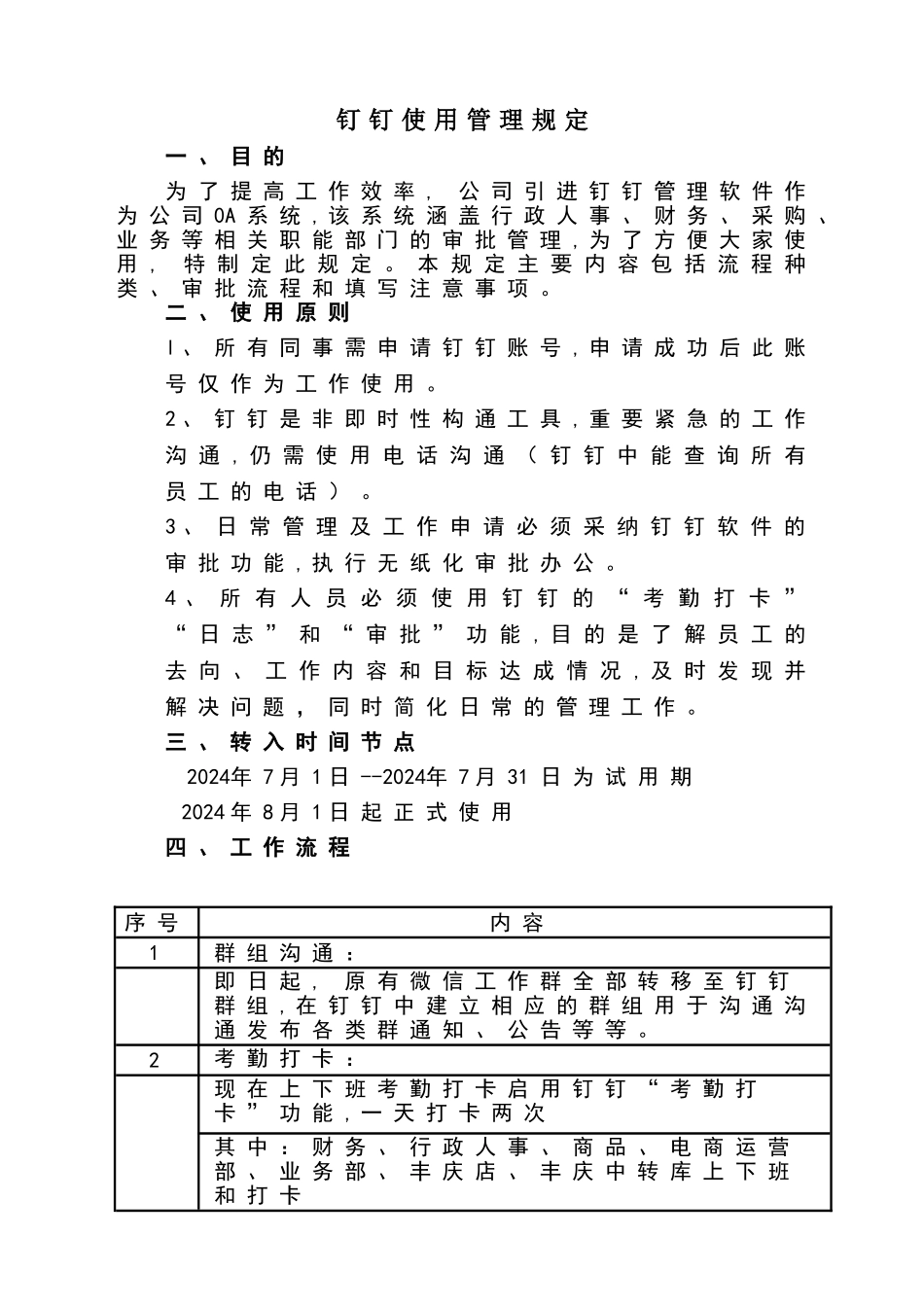公司钉钉使用管理规定_第1页