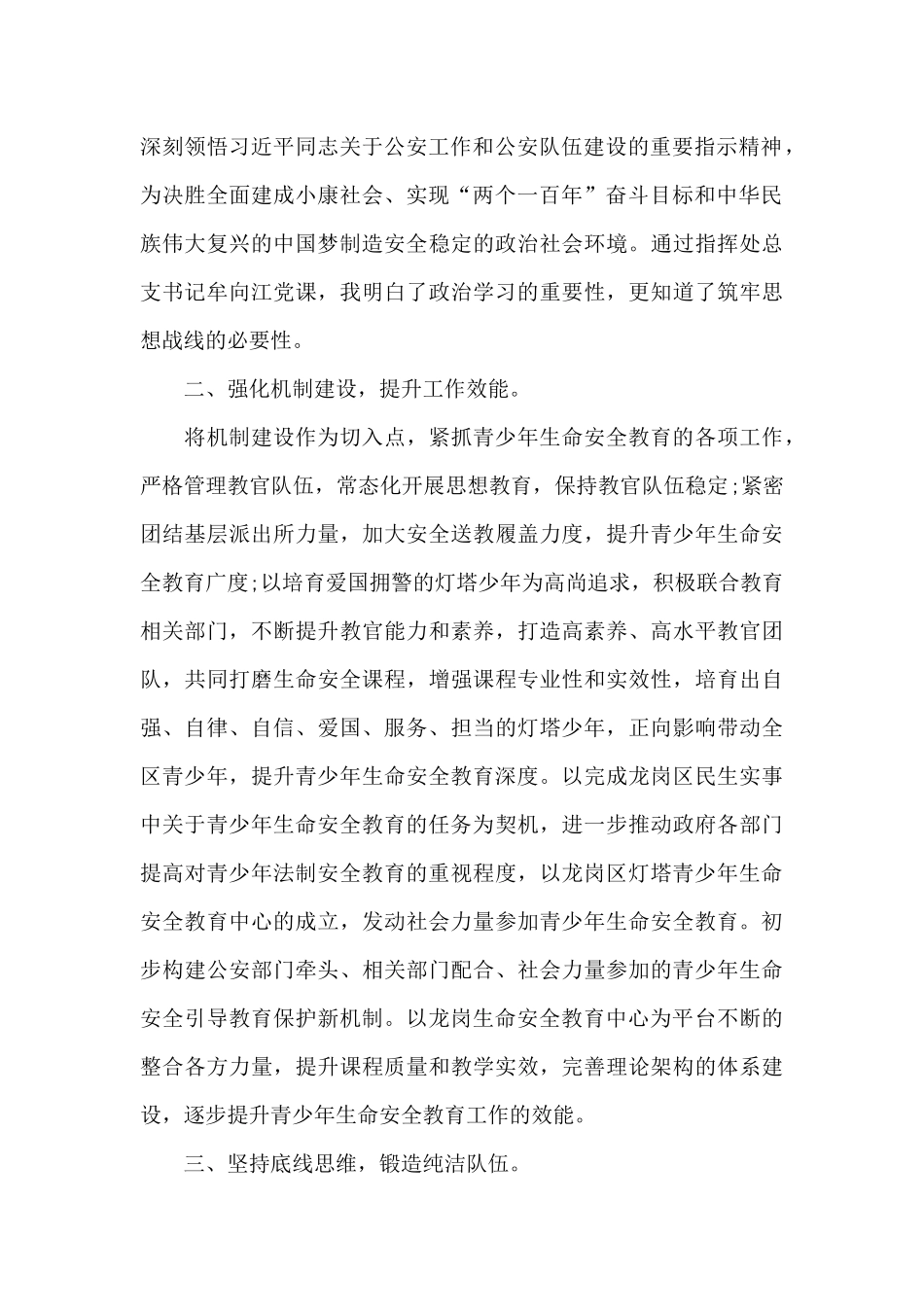 公安教育整顿个人总结_第2页