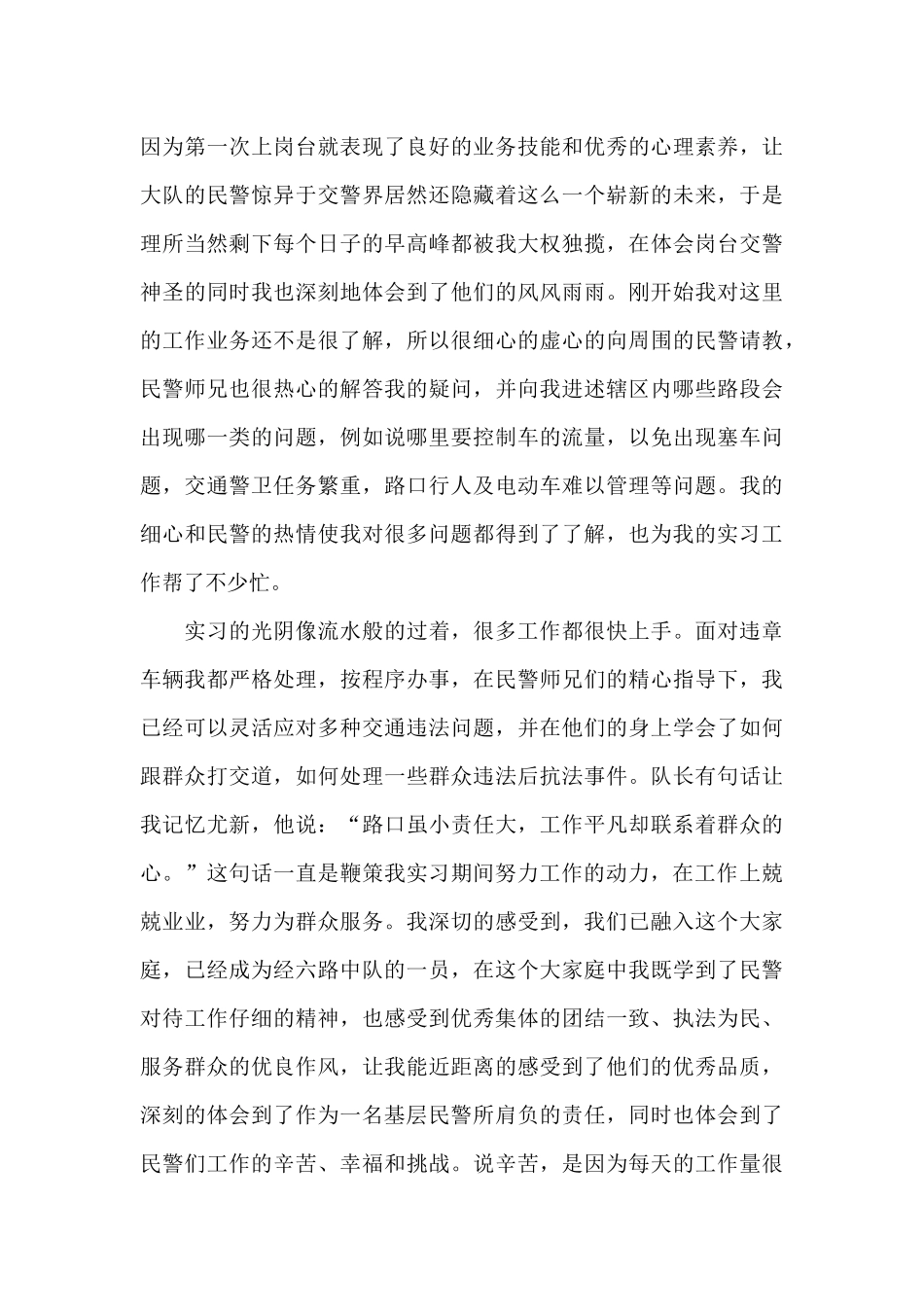 关于交警大队实习报告4篇_第3页