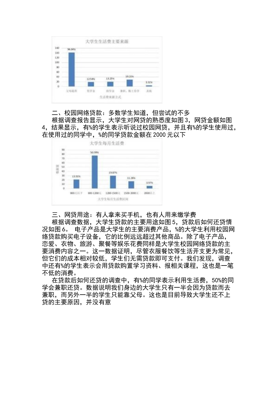 关于大学生网络贷款的调查报告_第3页
