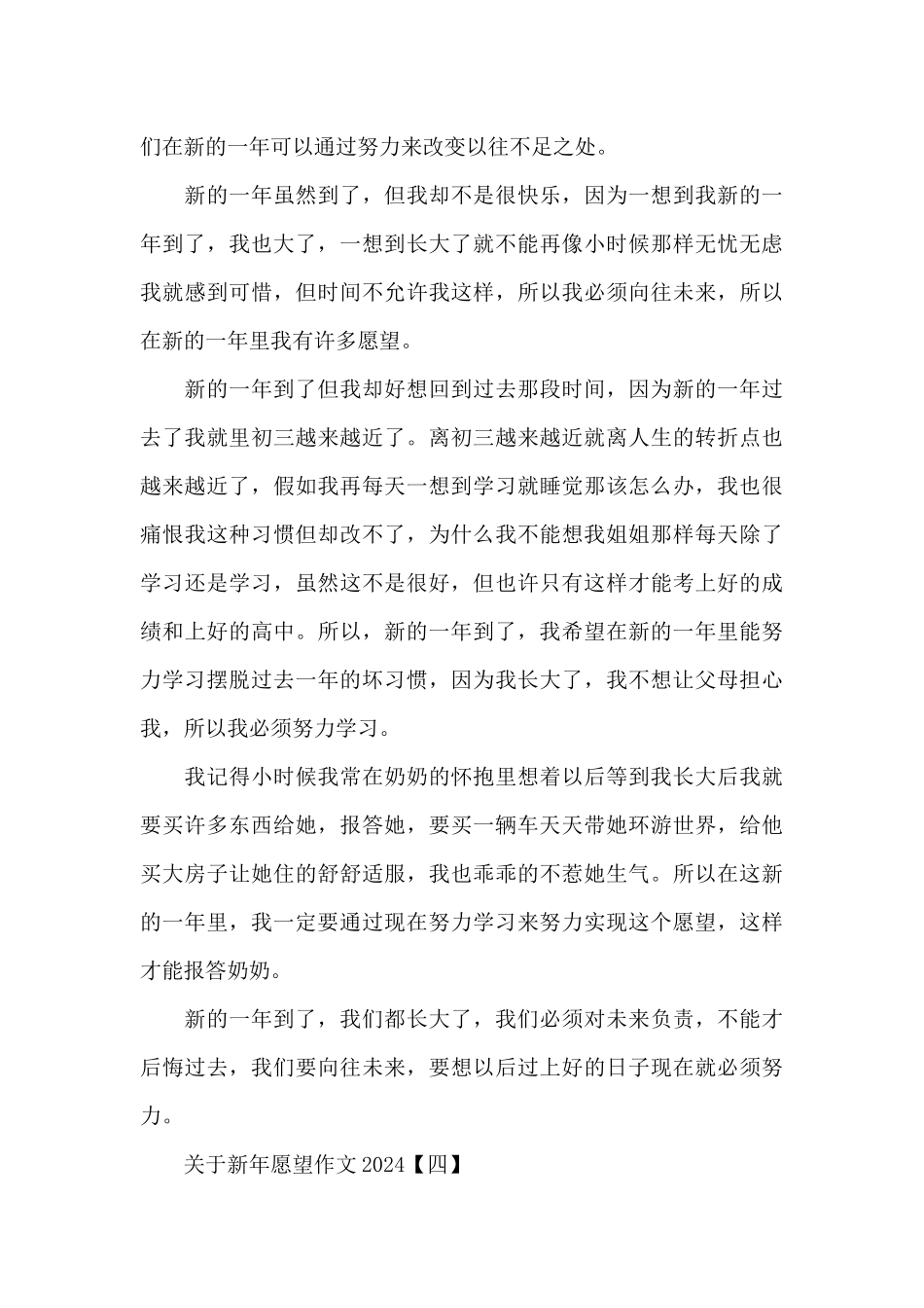 关于新年愿望作文2024_第3页