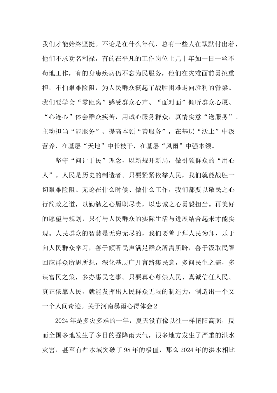 关于河南暴雨心得体会_第2页