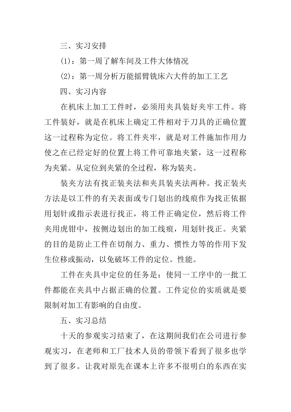 关于生产实习报告2024范文大合集_第2页