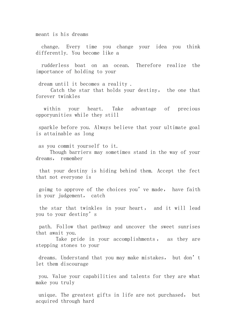 关于青春的英文演讲稿范文5篇_第3页