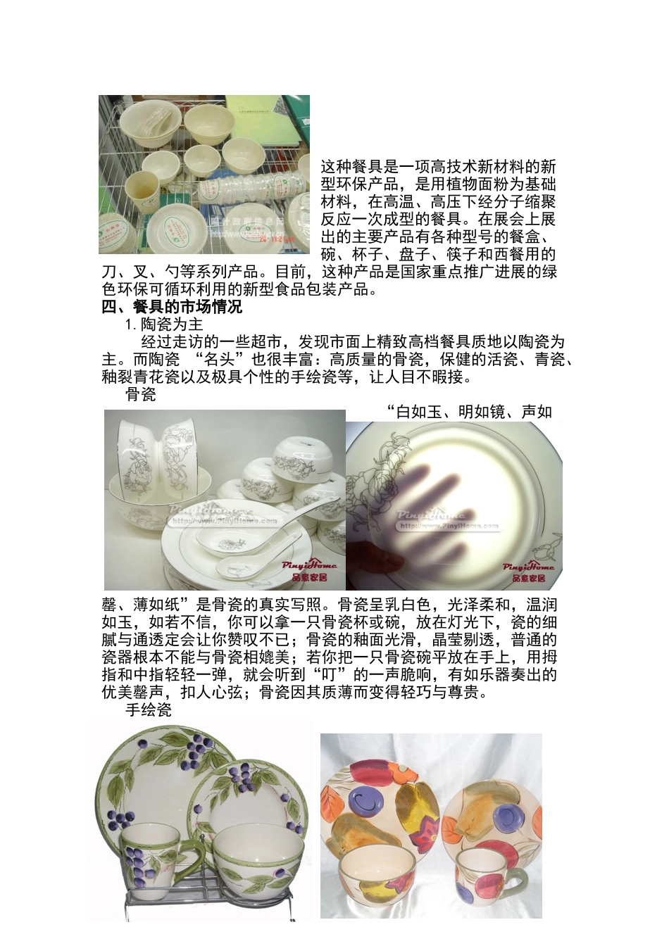 关于餐具的调查报告_第3页