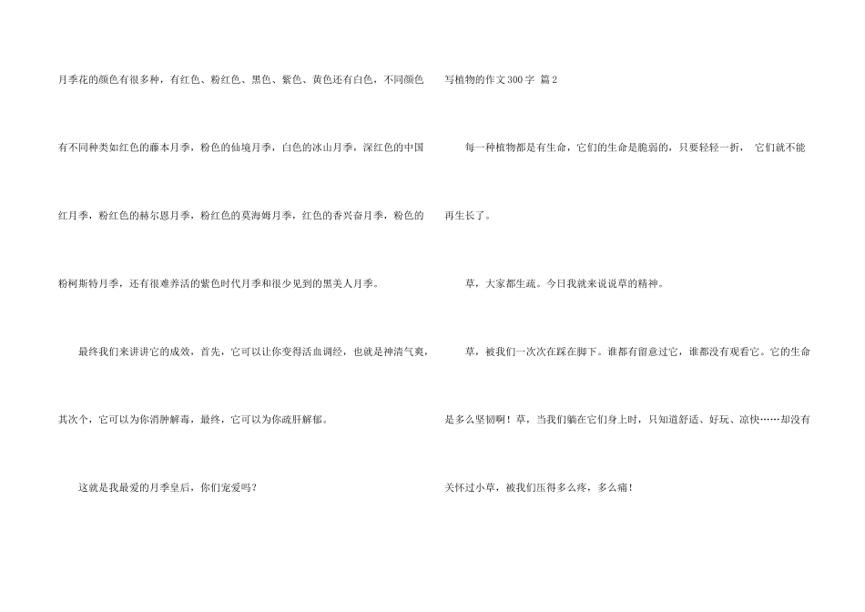 写植物的300字七篇_第2页