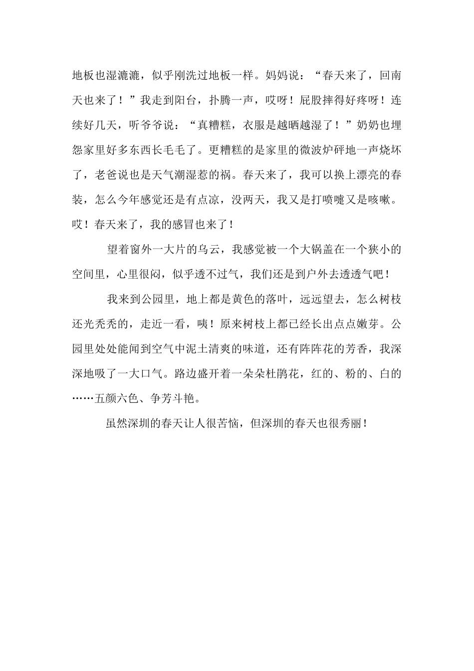 写深圳的300字3篇_第3页