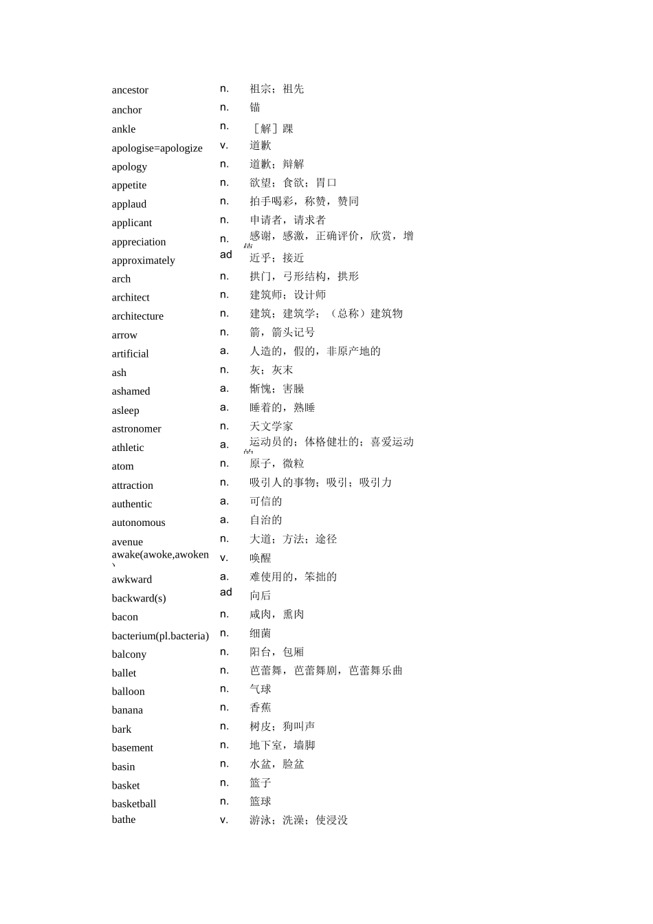 (完整版)英语二级单词_第2页