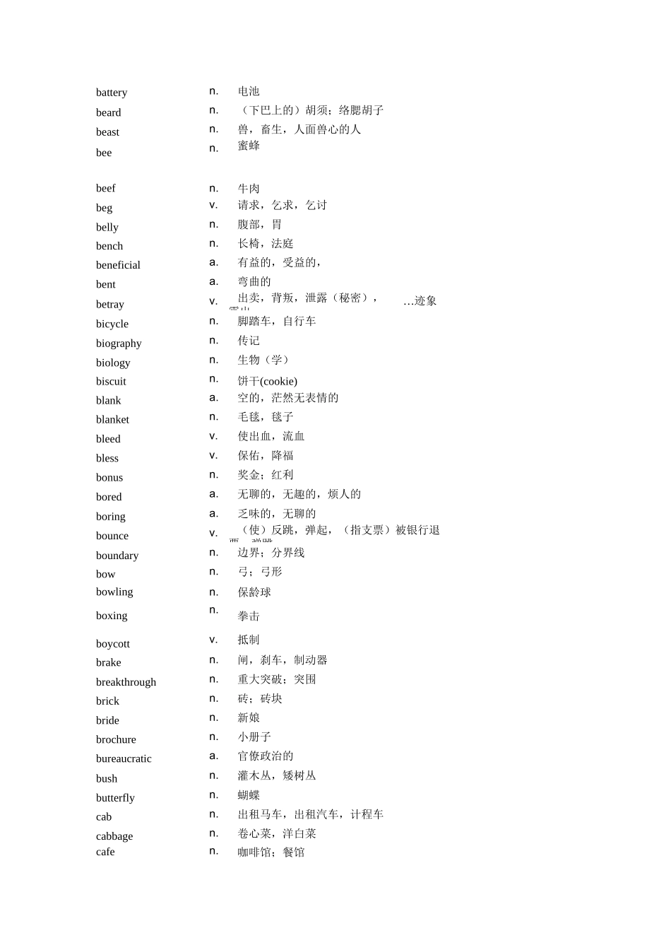 (完整版)英语二级单词_第3页