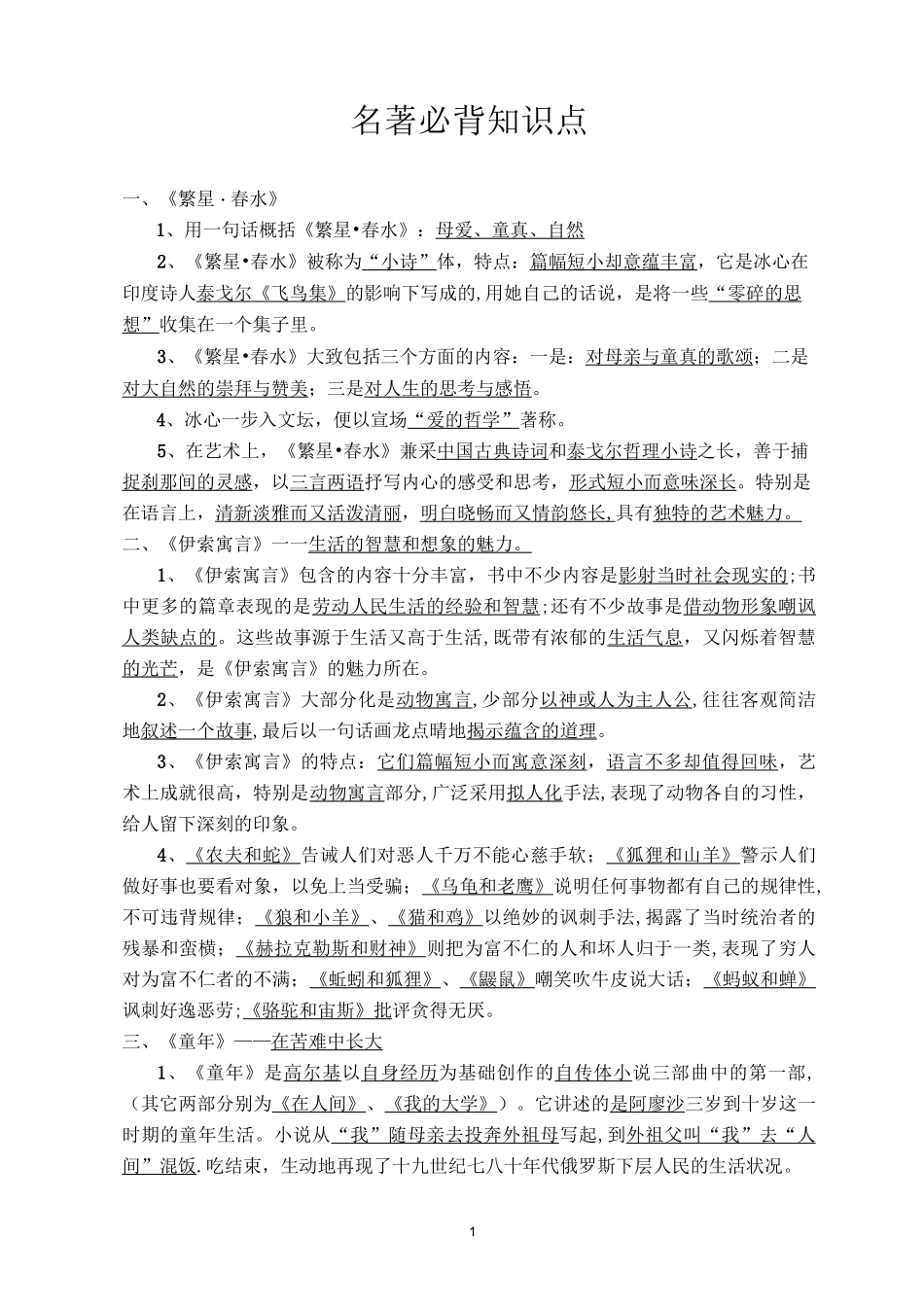 名著必背知识点_第1页