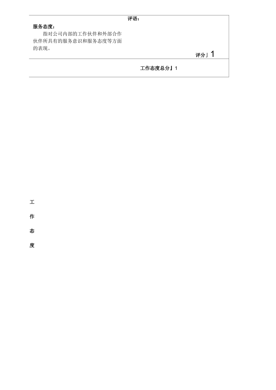 工作表现评估表(管理层)_第3页