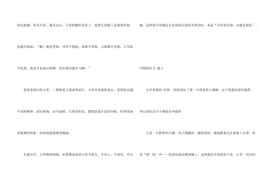 写物的汇编7篇_第3页