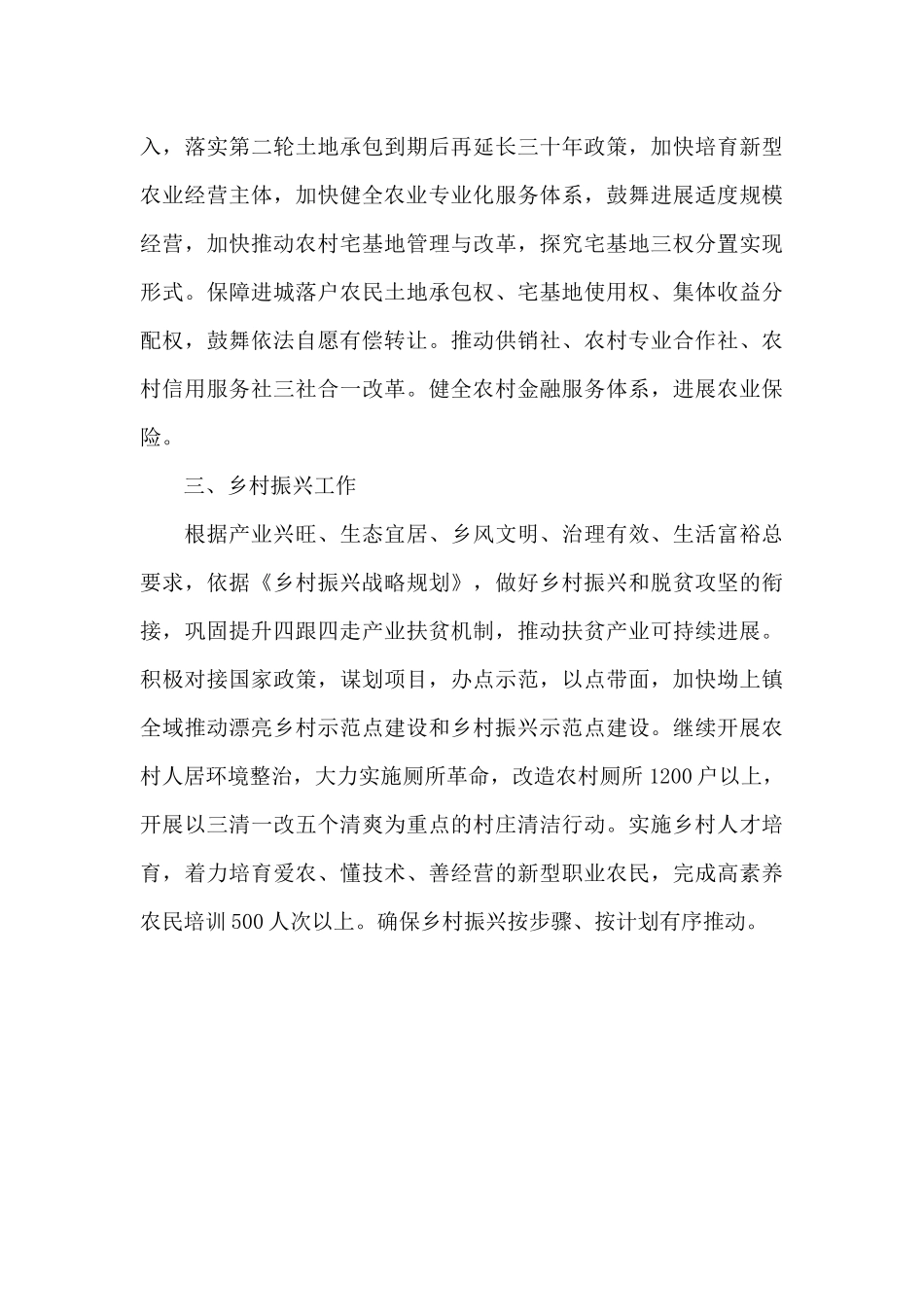 农业农村及乡村振兴工作计划2024年_第3页