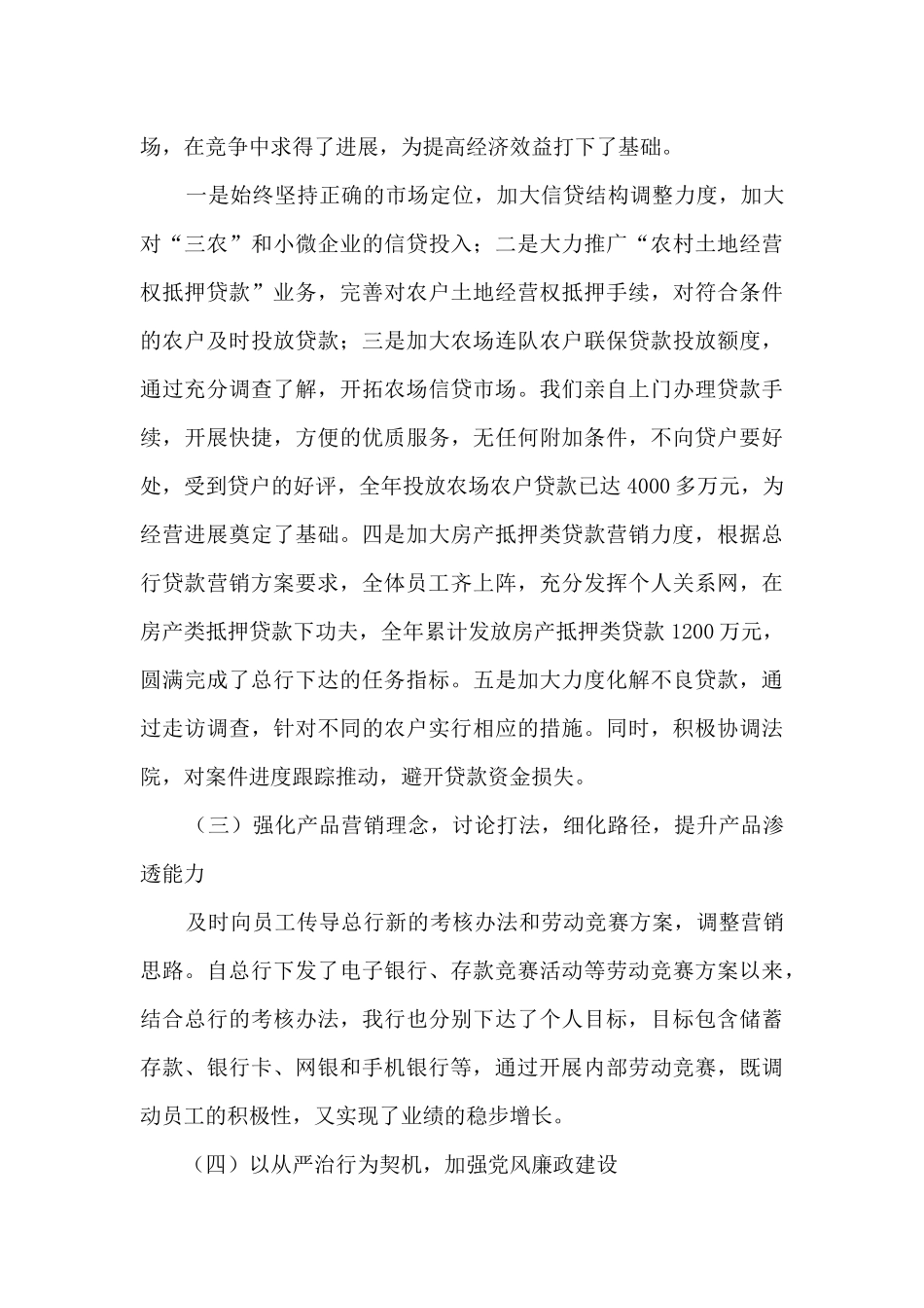 农商支行年度工作总结_第3页