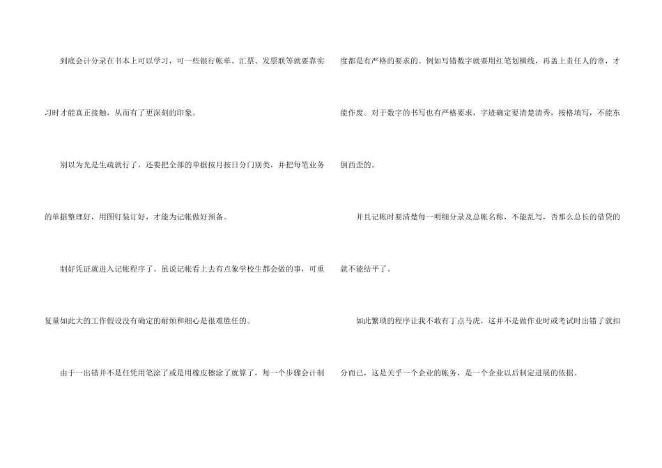 出纳实习心得_第2页