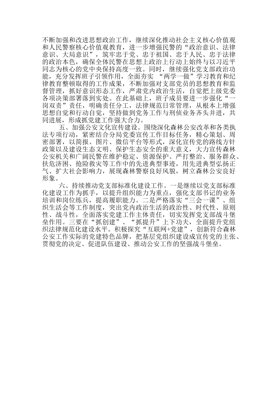 刑侦大队党支部党建工作计划_第3页