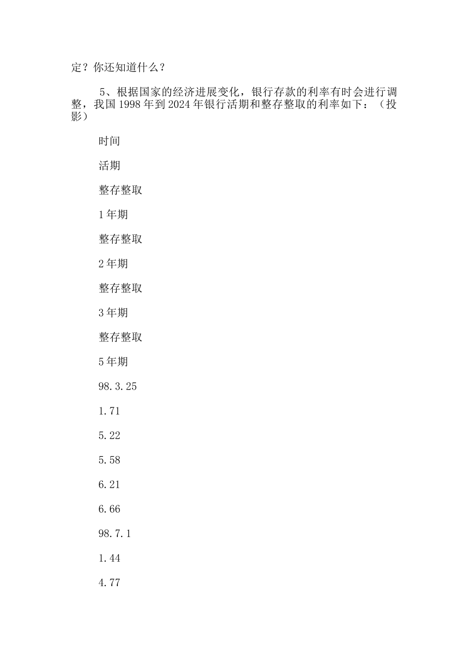 利息的教学设计_第2页