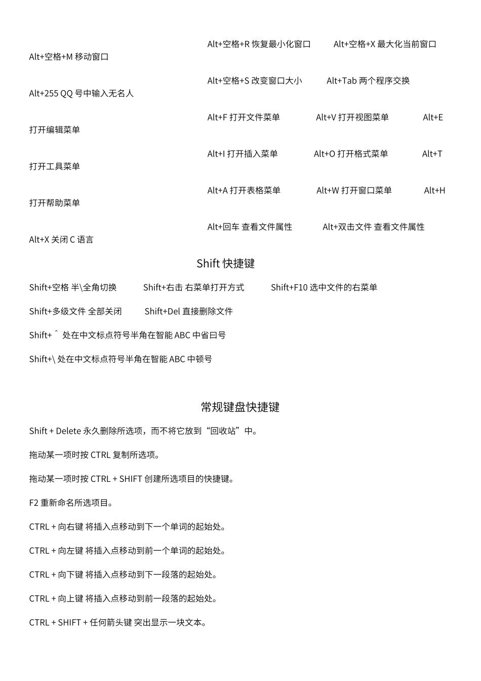 办公最实用电脑键盘快捷键大全_第2页