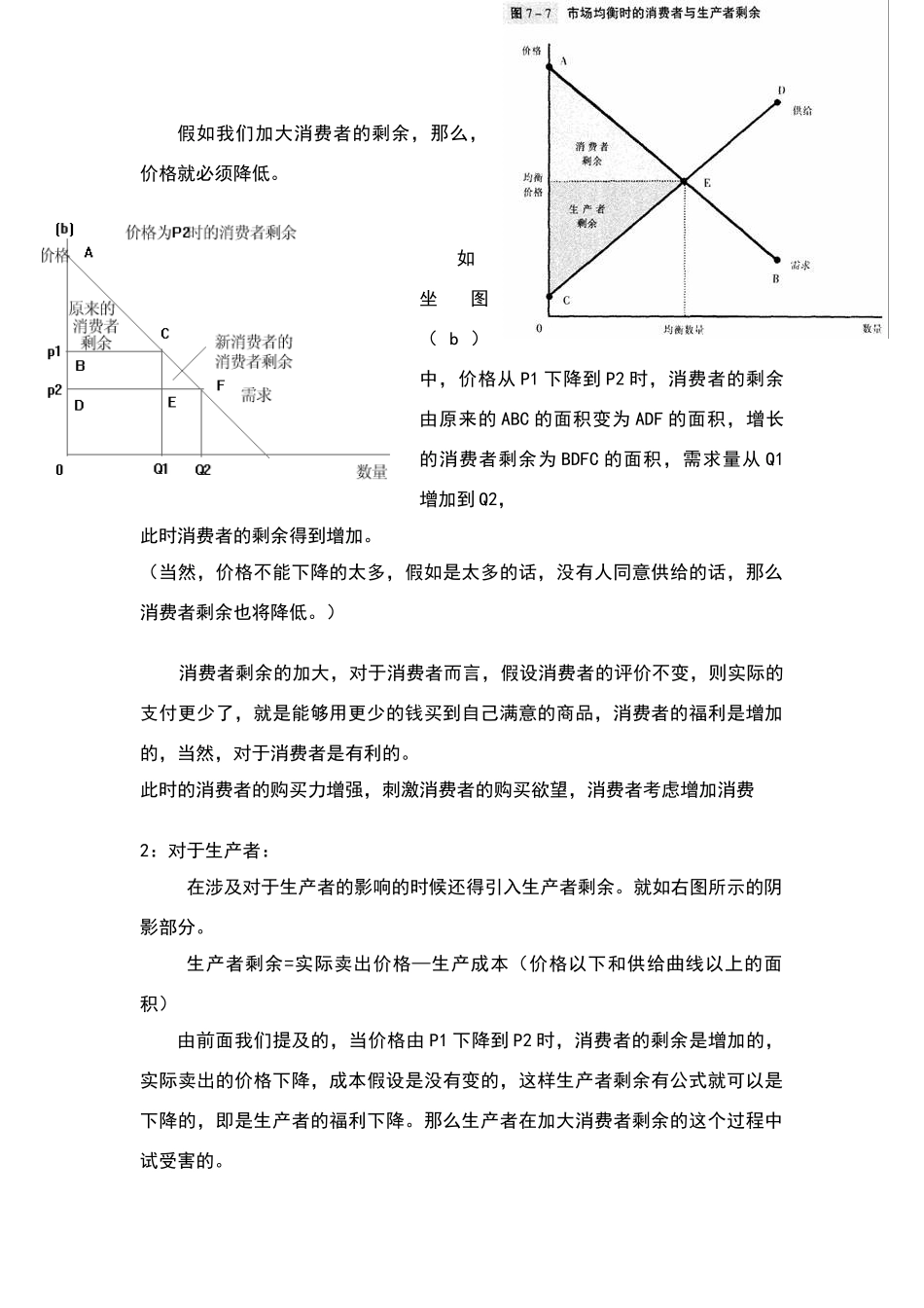 加大消费者剩余对生产者和消费者的影响_第2页