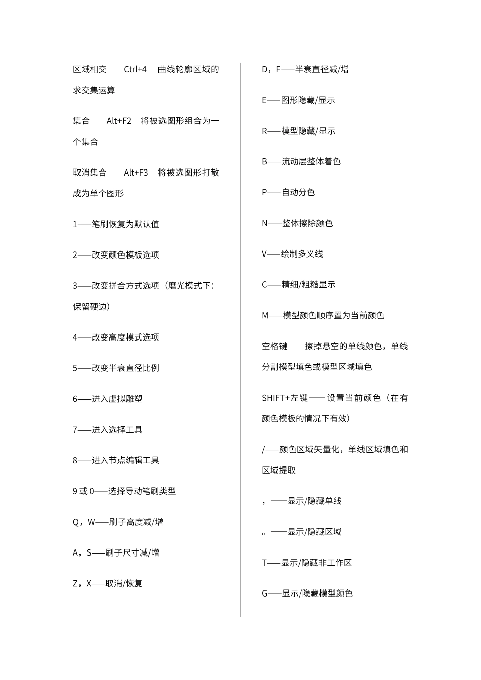 北京精雕软件JDPaint快捷键大全_第2页