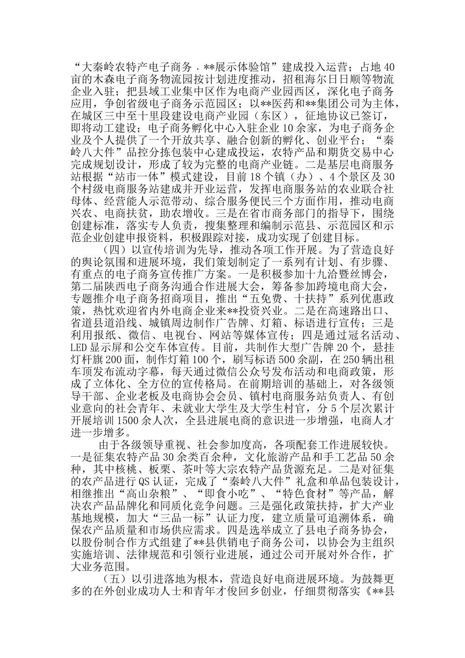 区电子商务工作汇报_第3页