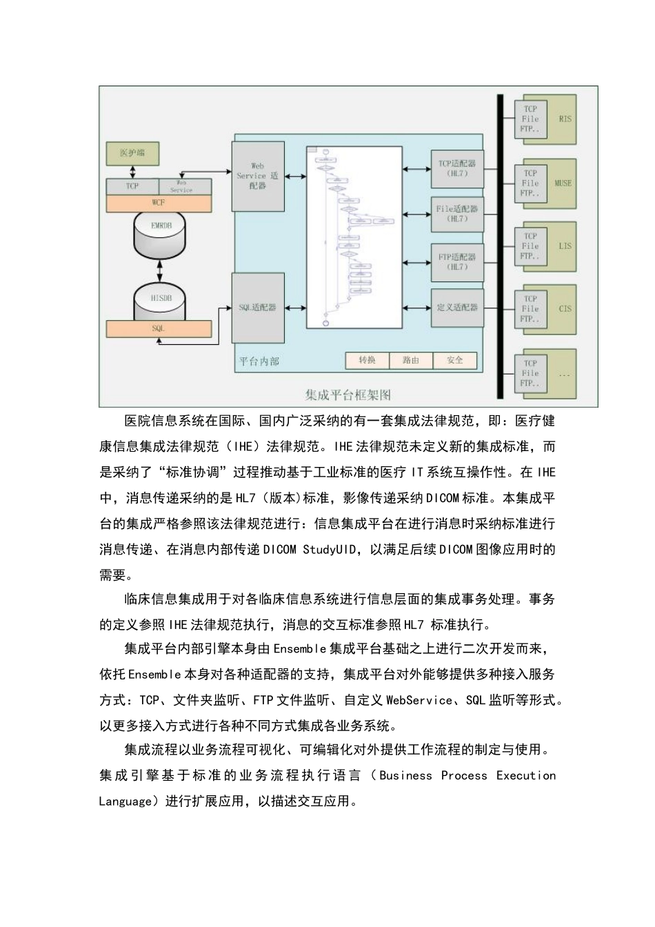 医院信息集成平台建设技术方案_第3页