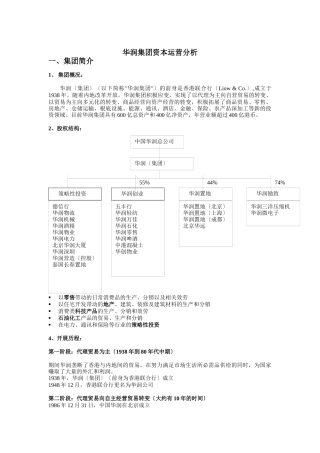 华润集团资本运营分析6