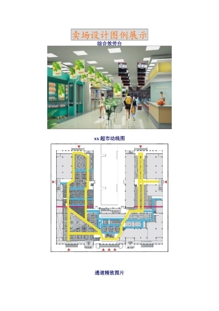 卖场设计图例展示