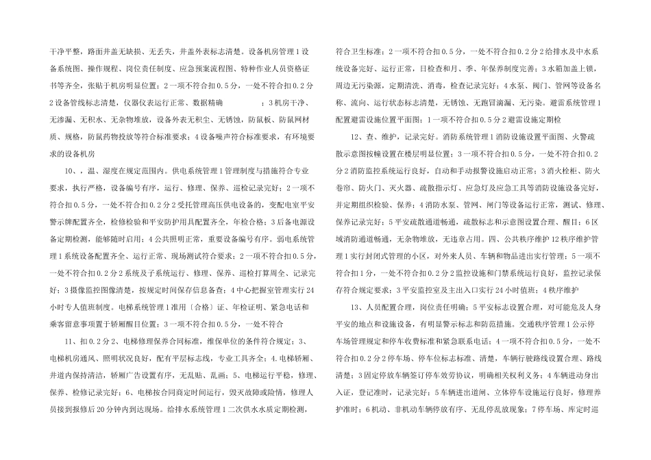 南通级示范物业管理项目服务质量评价标准_第3页