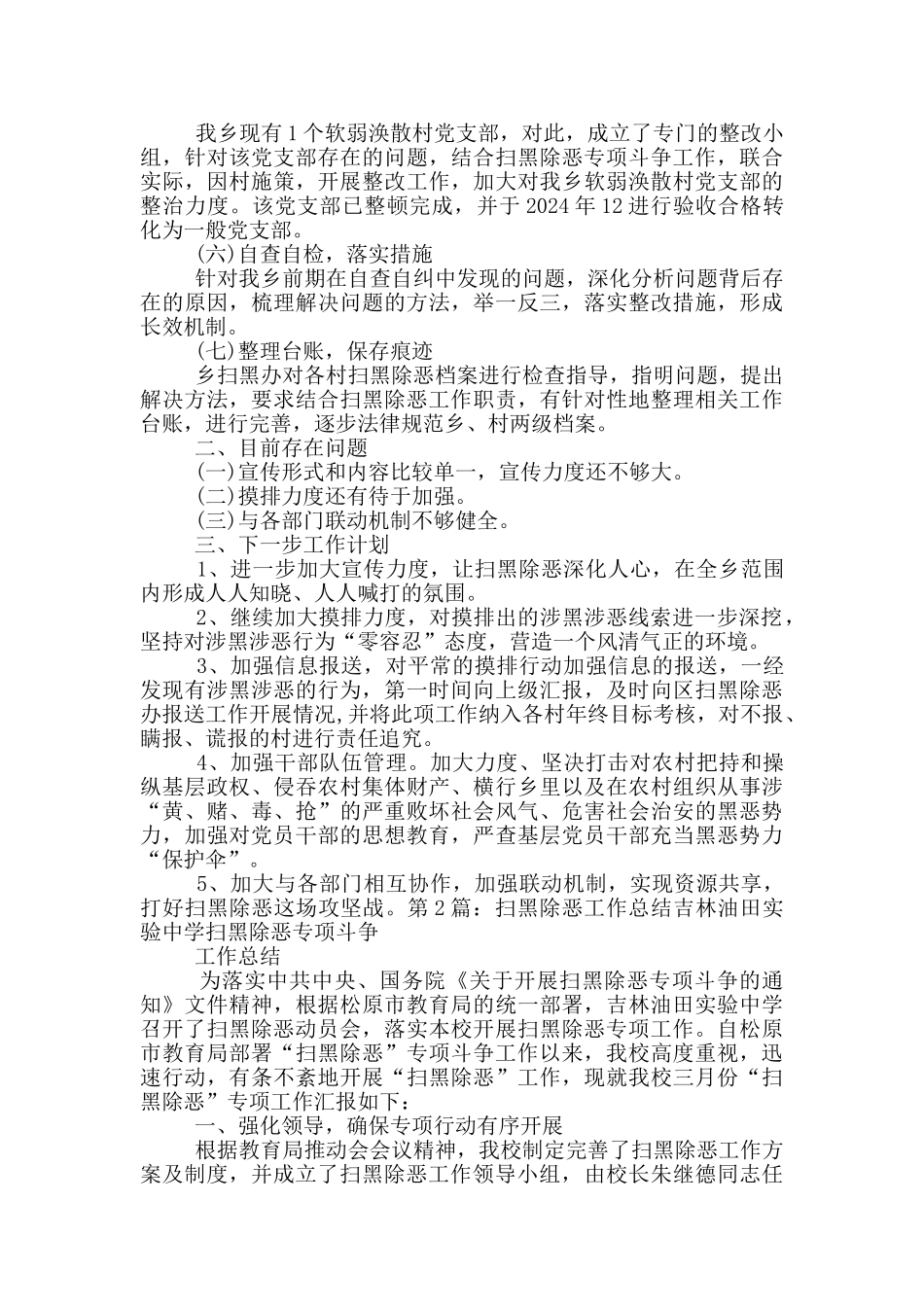 县扫黑班主任工作总结_第2页