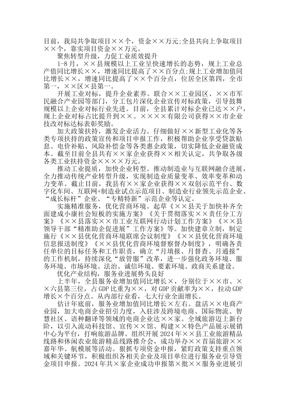发改局2024年度工作总结_第2页