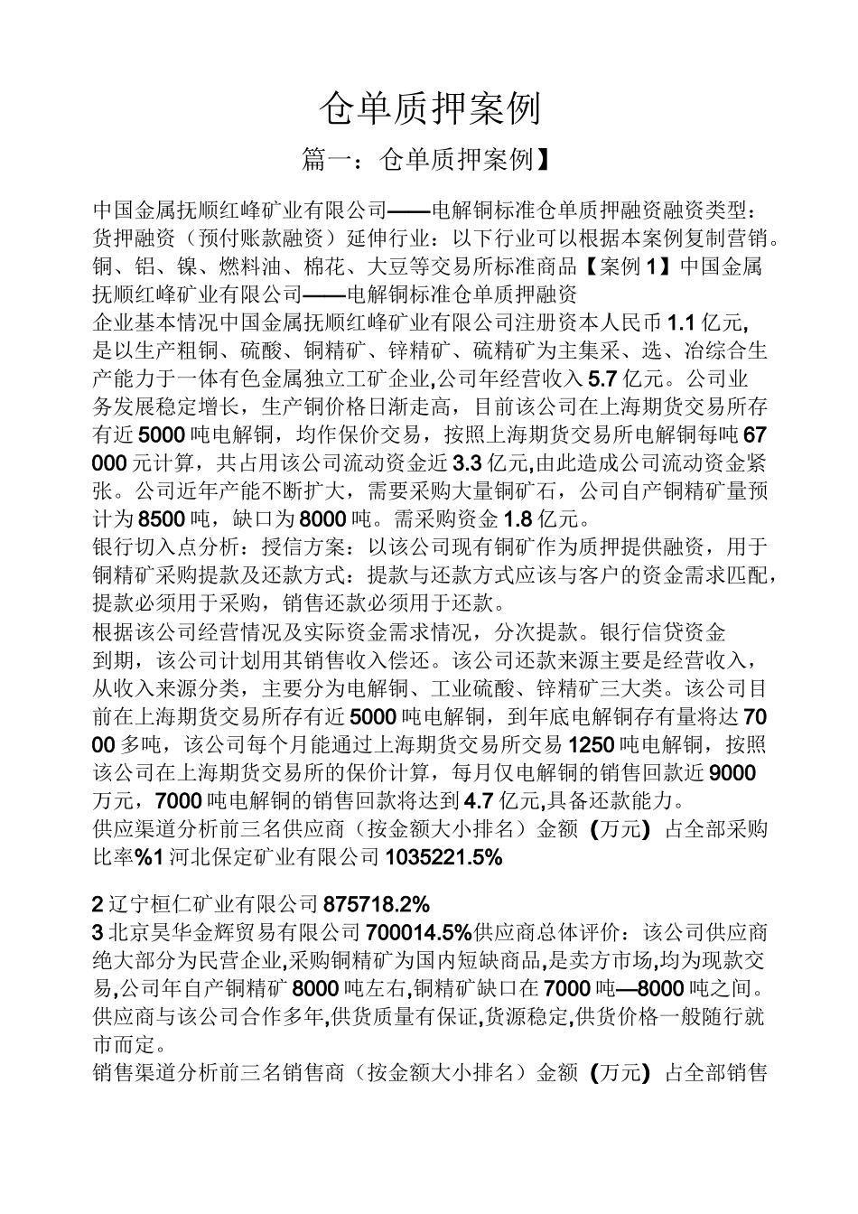 仓单质押案例_第1页