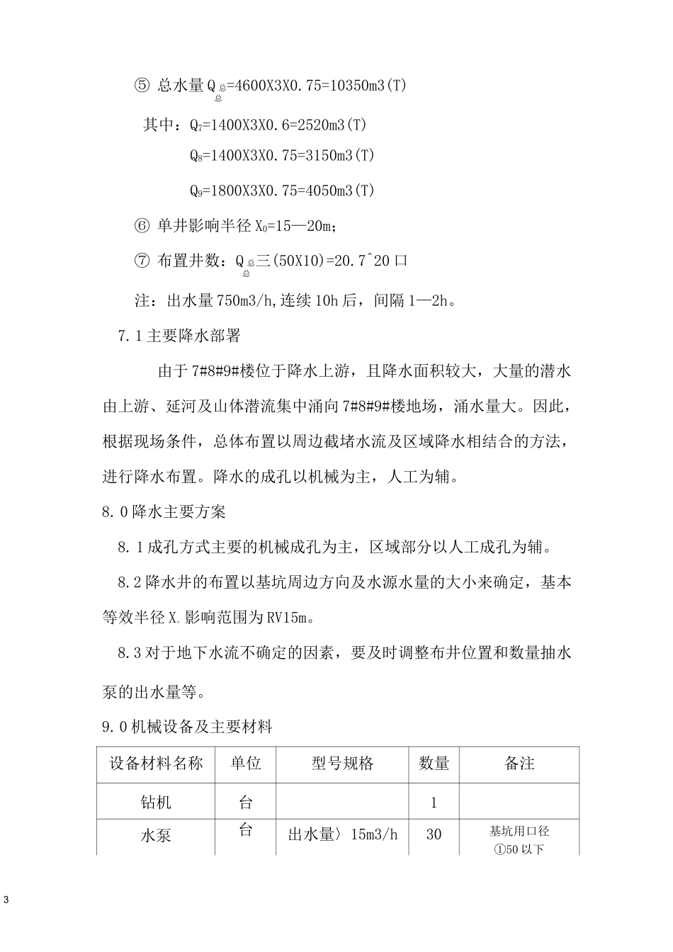 施工现场降水方案_第3页