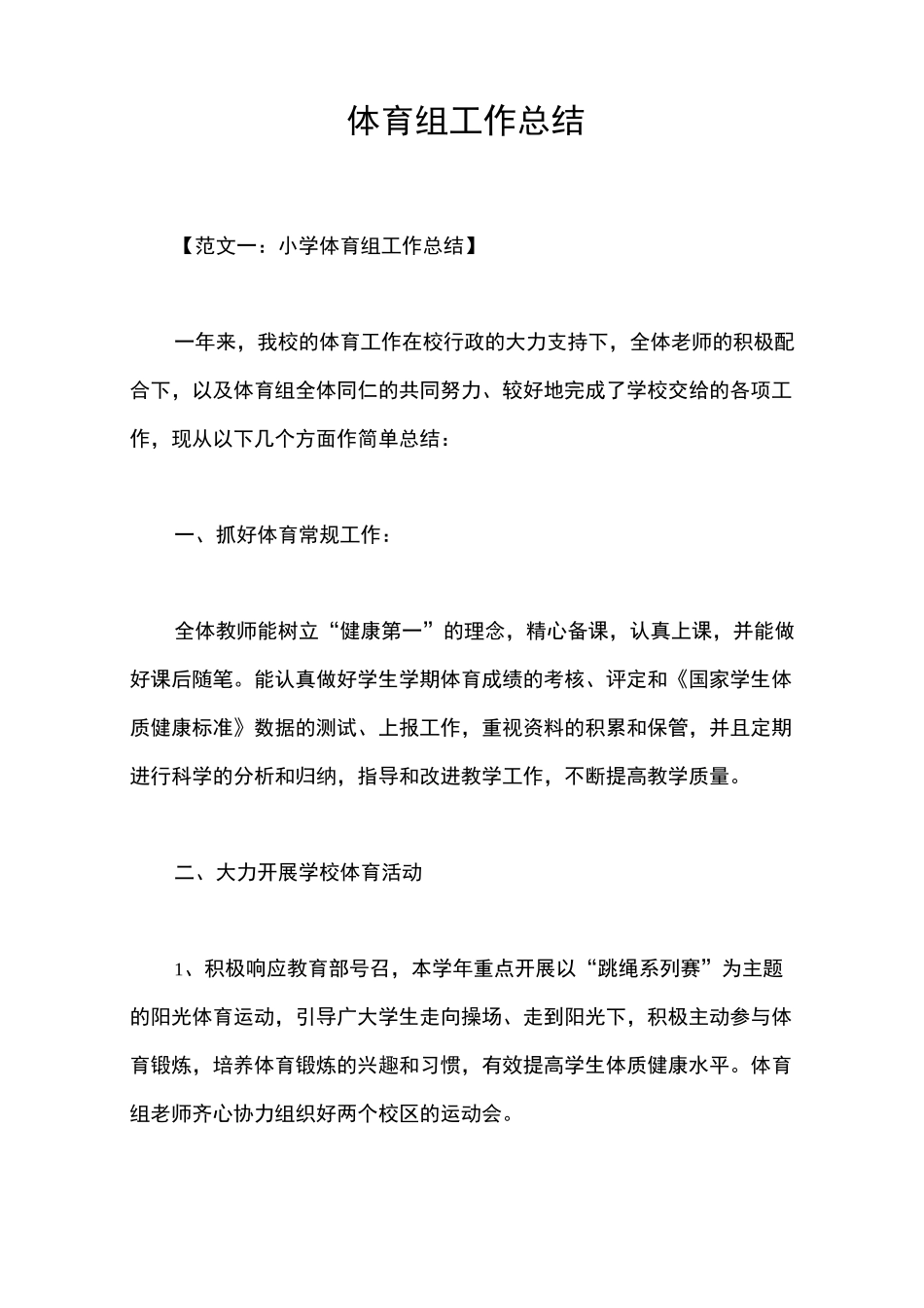 体育组工作总结_第1页