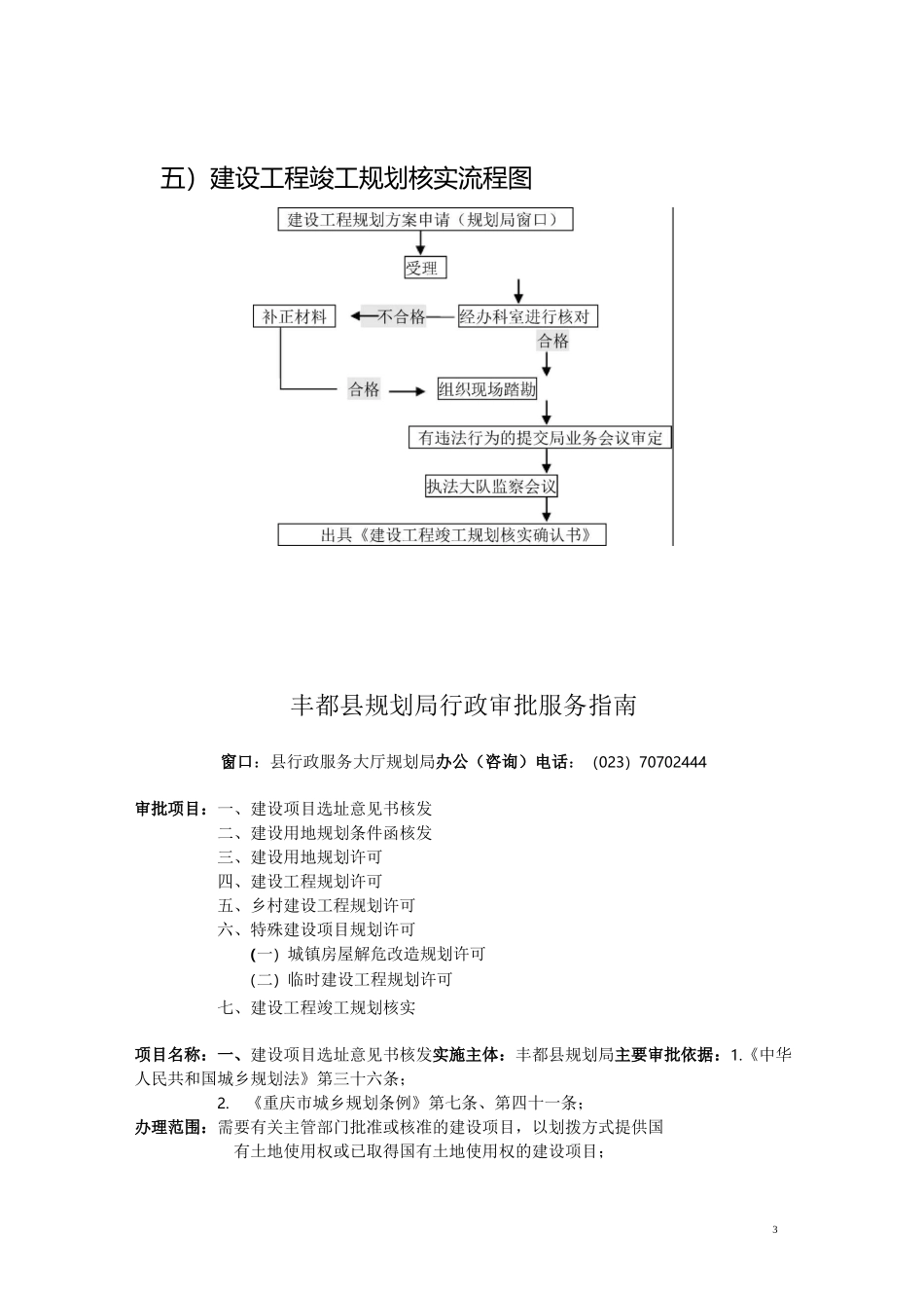 规划审批程序流程图-丰都_第3页