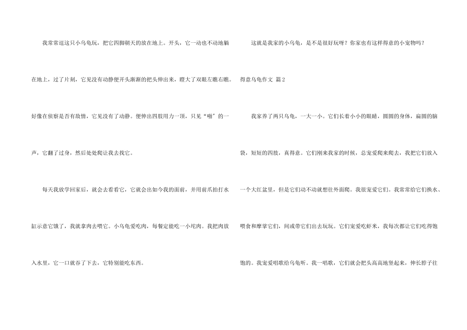可爱乌龟八篇_第2页